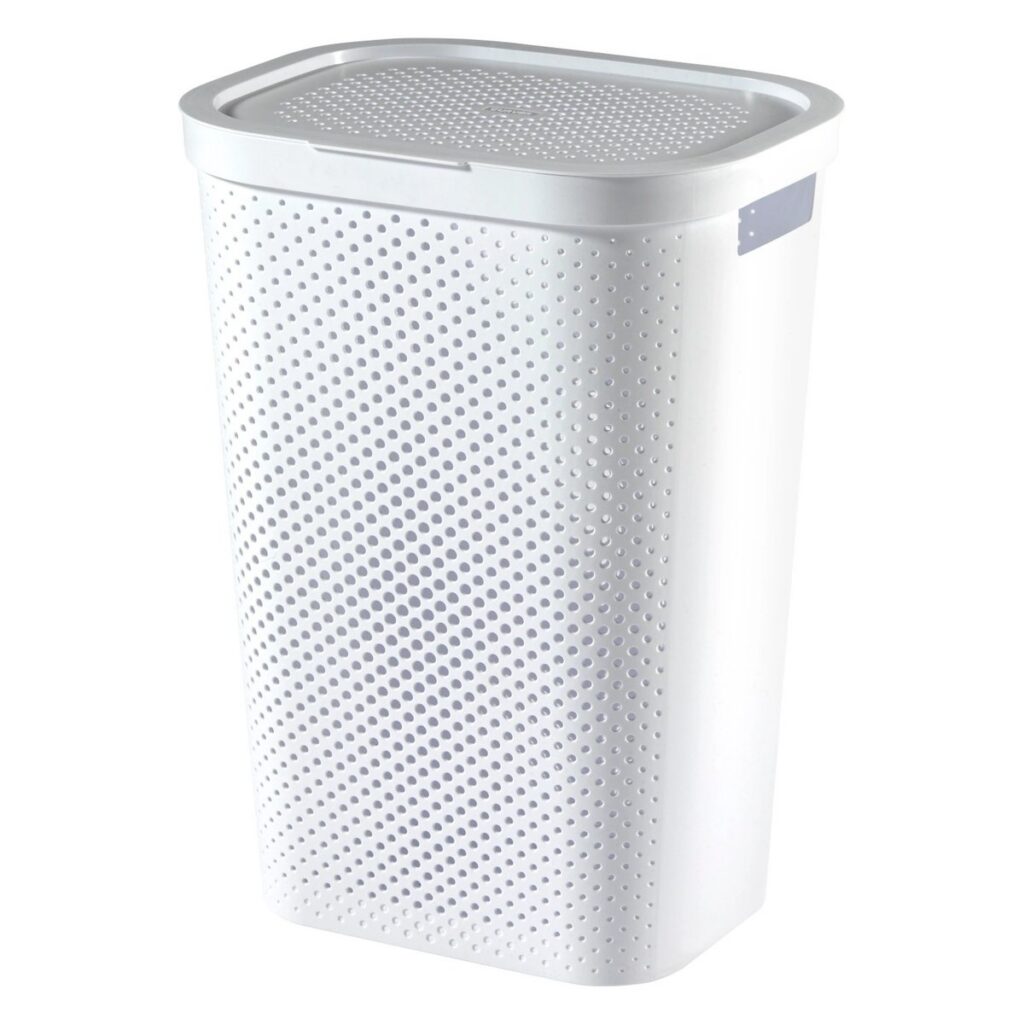 Curver INFINITY – kôš na bielizeň 60 l z recyklovaného plastu, perforovaný, s vekom